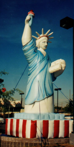 advertising inflatables Virginia - Statue of Liberty inflatable